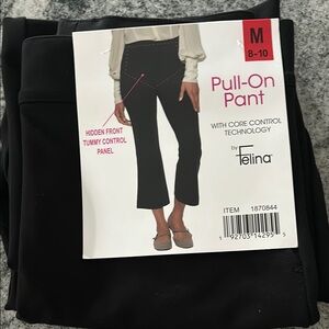 FELINA pull-on pant with tummy control panel NWT SIZE M/L